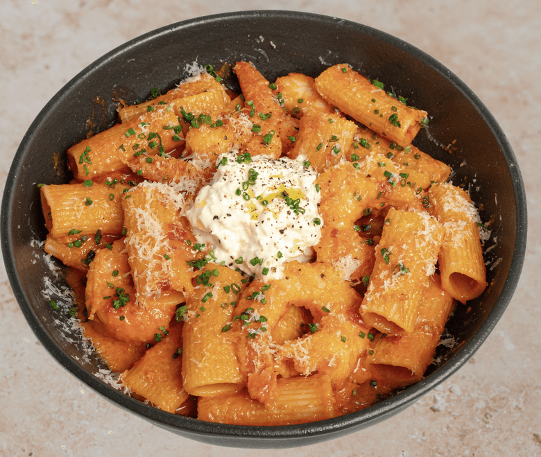 Shrimp Rigatoni alla Rosa menu item